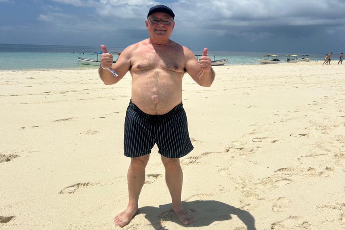 Panoramic view of Nakupenda Sandbank